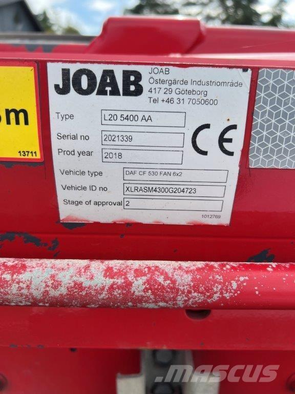 DAF CF 530 6x2*4 FAN Camion con gancio di sollevamento
