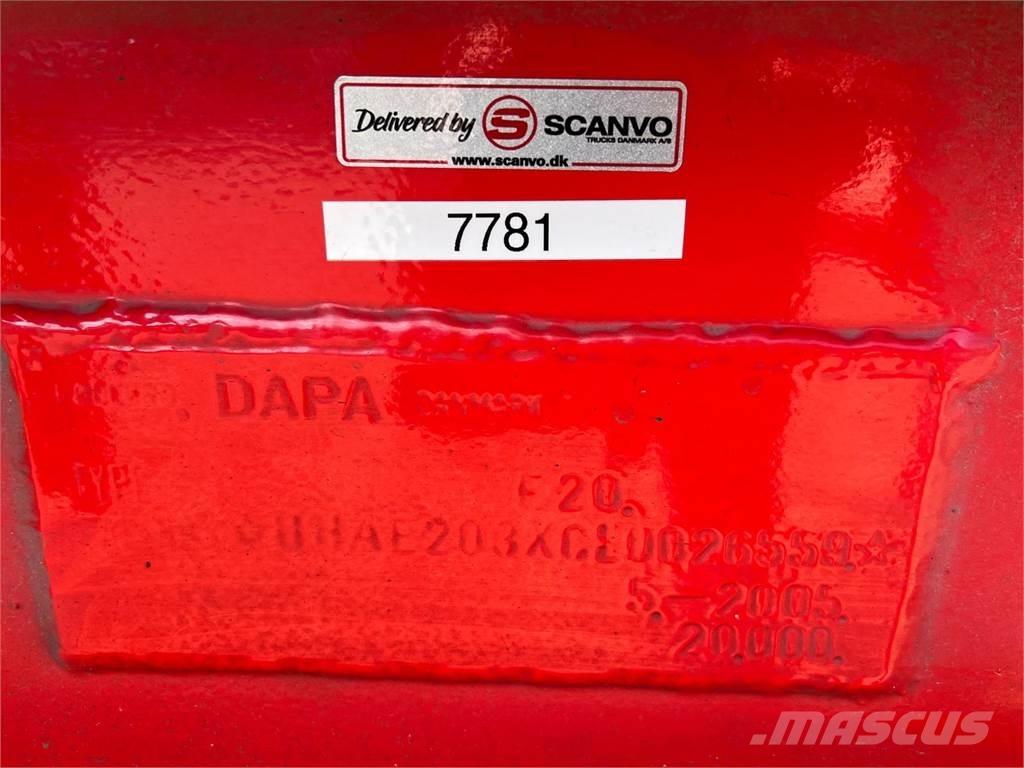 Dapa 20 ton wirehejs Rimorchi scarrabili