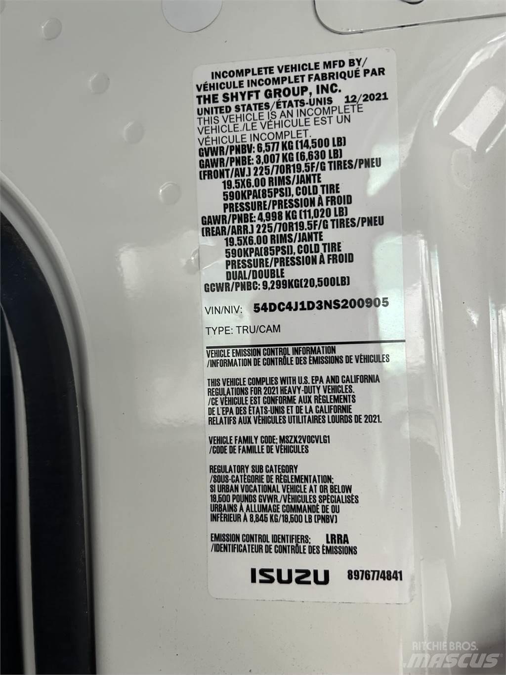Isuzu NPR HD DC Camion altro