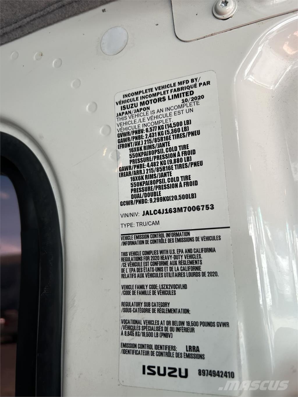 Isuzu NPR HD DC Autocabinati