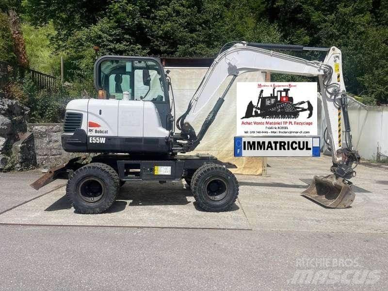 Bobcat E55W Escavatori gommati