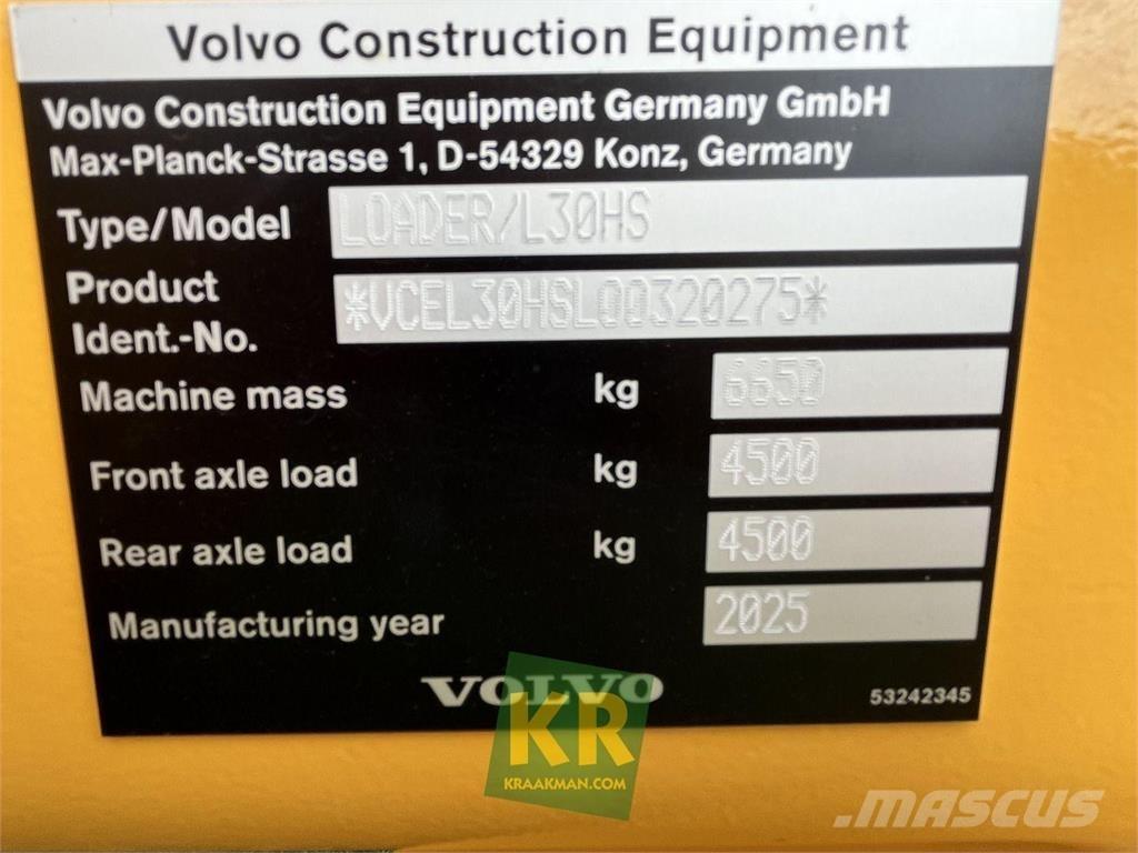 Volvo L30HS Pale gommate