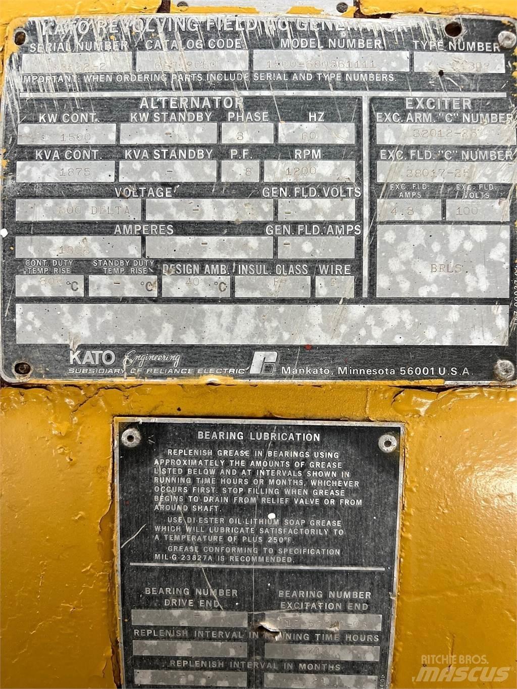 Kato 1500kW Altri generatori