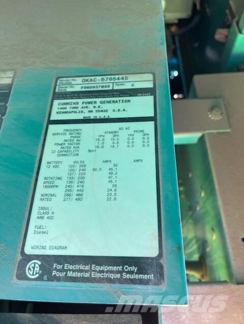 Onan 15kW Generatori diesel