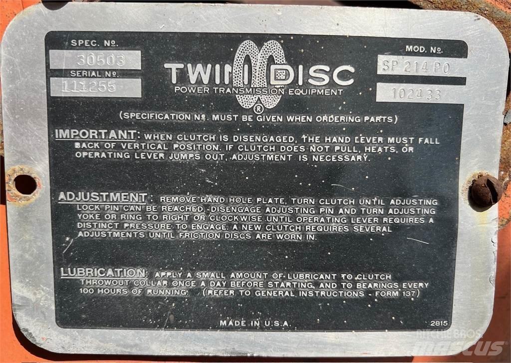  Twin Disc PTO Motori