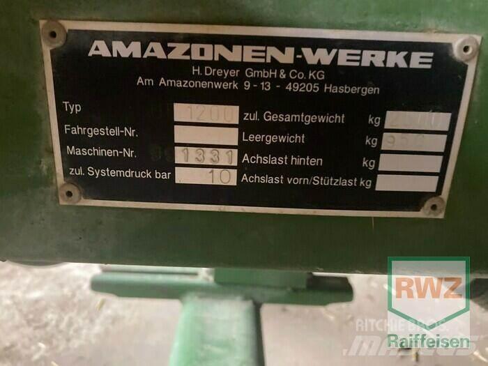 Amazone UF 1200 Irroratrici trainate