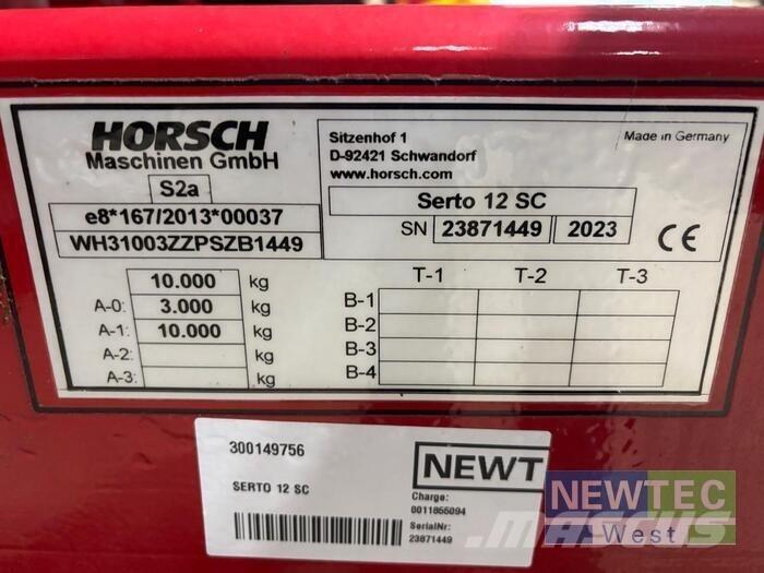 Horsch SERTO 12 SC Perforatrici