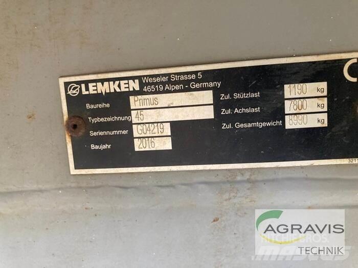 Lemken PRIMUS 45/27 Irroratrici trainate