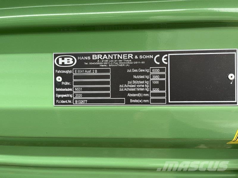 Brantner E6040 Rimorchi ribaltabili