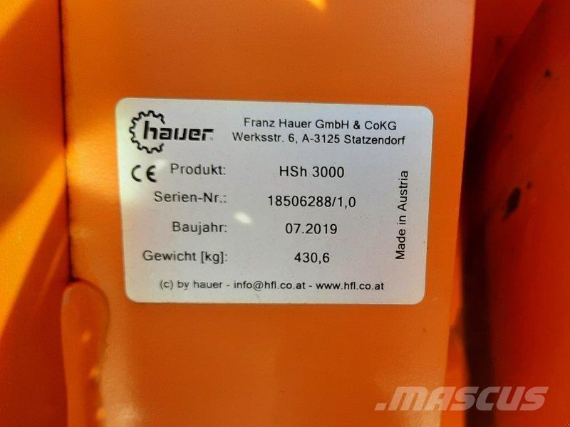 Hauer HSH 3000 Lame spazzaneve e aratri