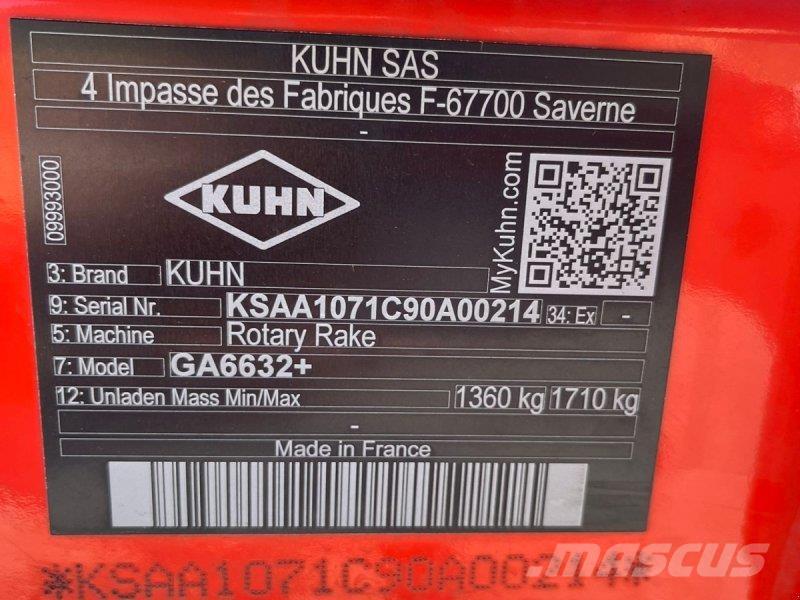 Kuhn GA 6632+ Falciandanatrici
