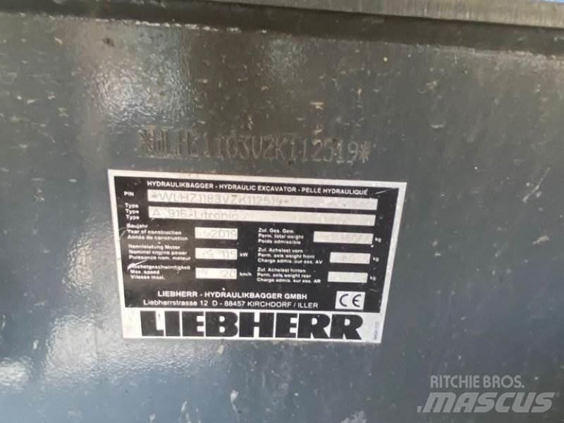 Liebherr A 916 Escavatori gommati