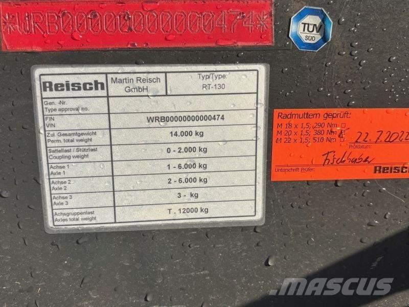 Reisch RT 130 Rimorchi ribaltabili
