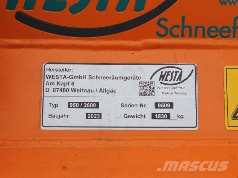  WESTA 950/2600 Spazzaneve