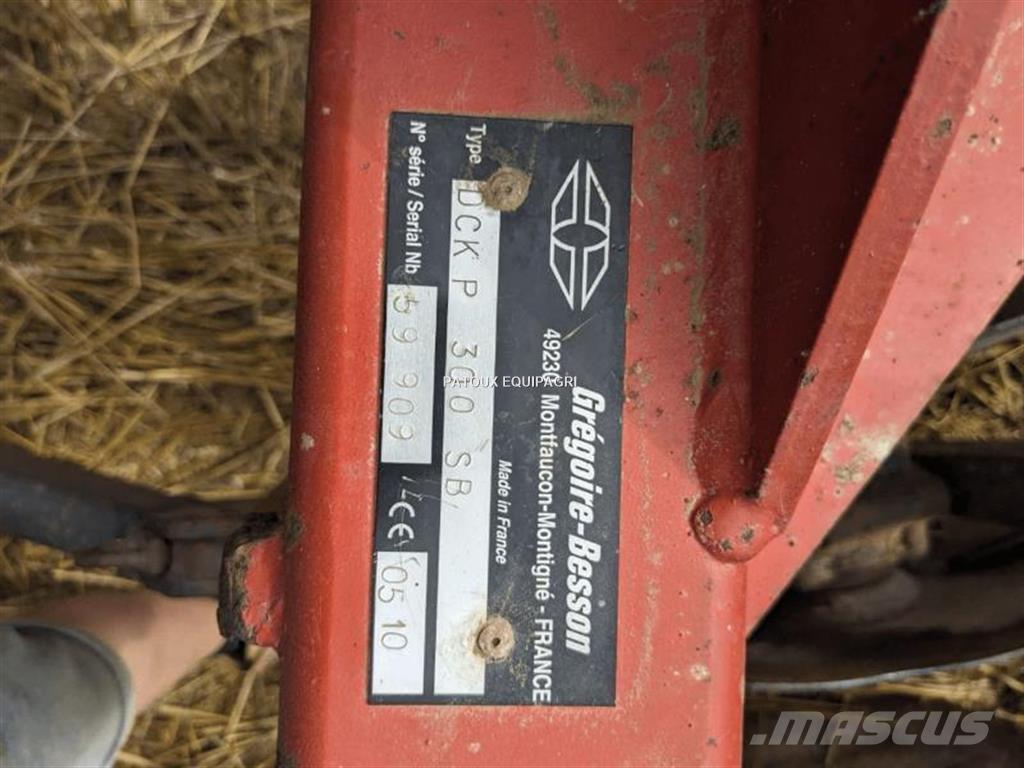Gregoire DCRP300 Erpici