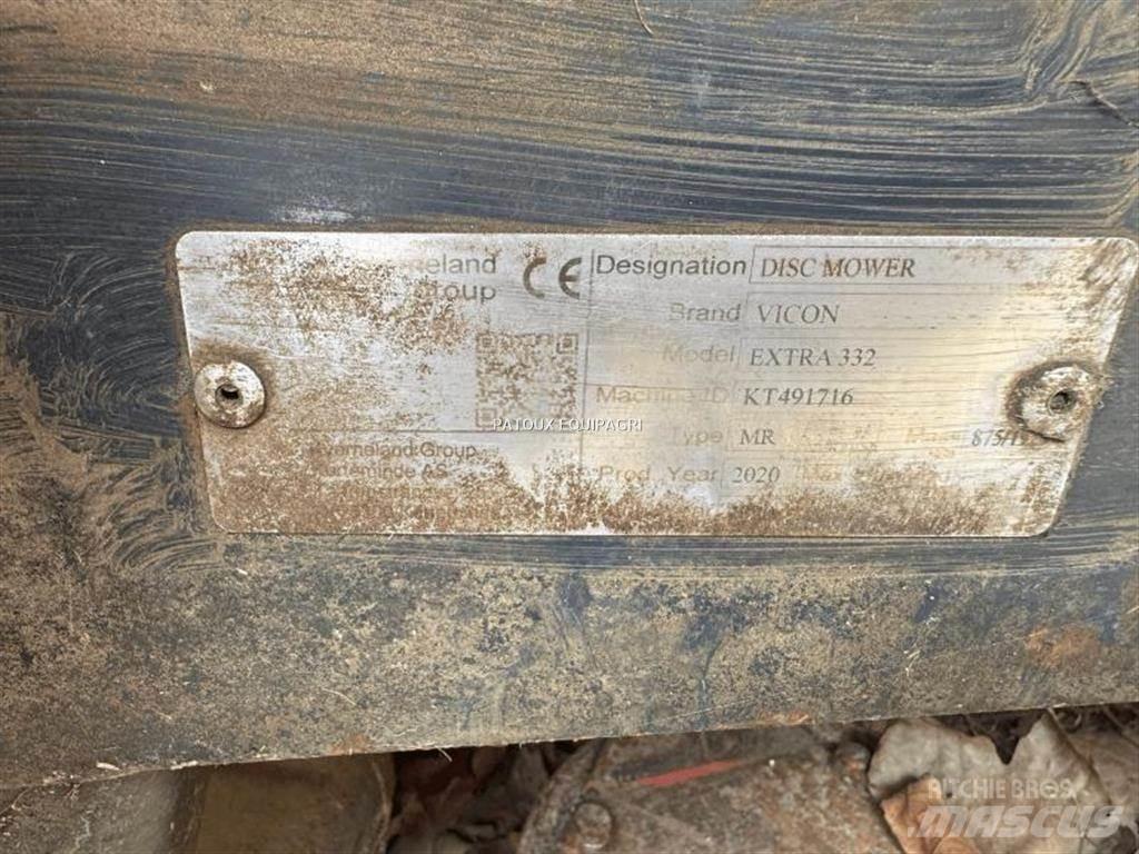 Vicon EXTRA 332 Erpici rotanti e motozappe