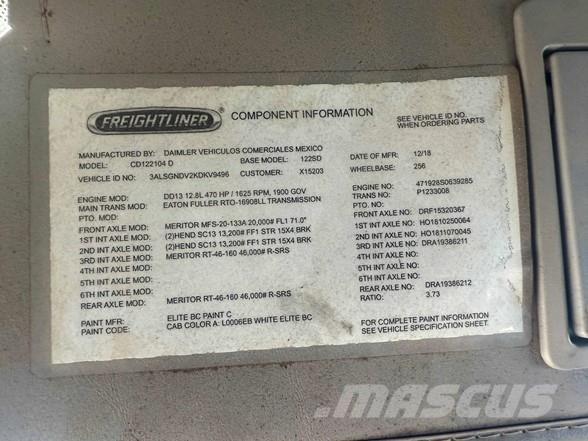 Freightliner 122SD Camion ribaltabili