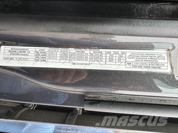 Peterbilt 567 Motrici e Trattori Stradali