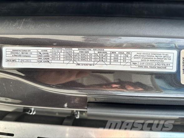 Peterbilt 567 Motrici e Trattori Stradali