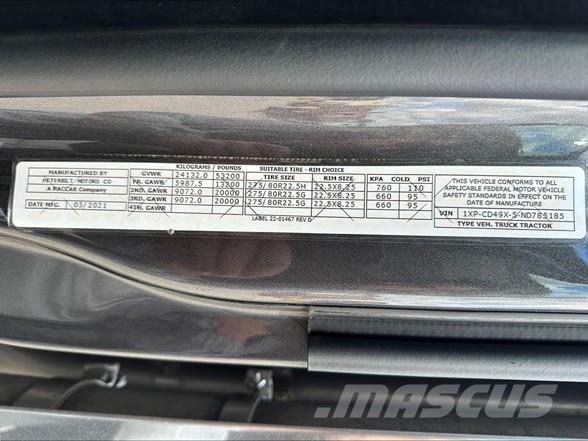 Peterbilt 567 Motrici e Trattori Stradali