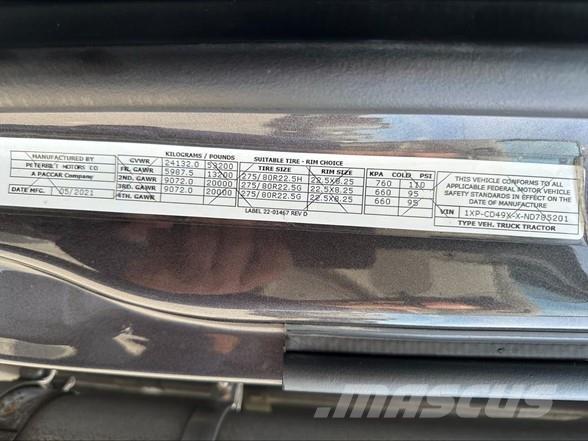 Peterbilt 567 Motrici e Trattori Stradali