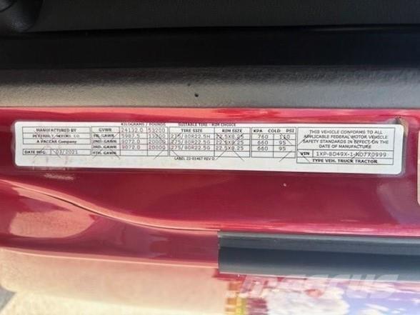 Peterbilt 579 Motrici e Trattori Stradali