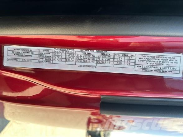 Peterbilt 579 Motrici e Trattori Stradali