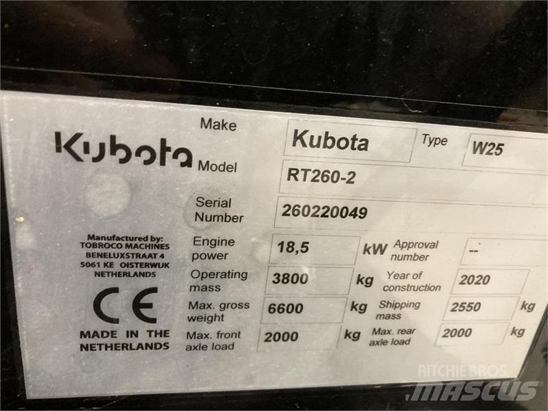 Kubota RT260-2 Mini pale