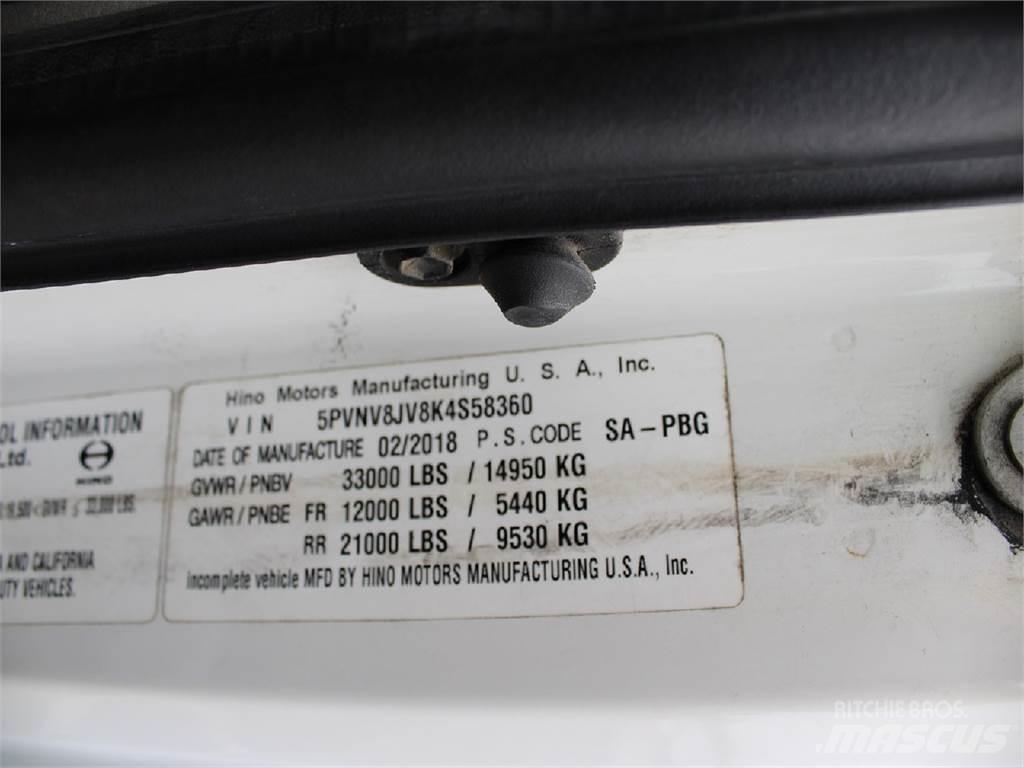Hino 338 Camion con sponde ribaltabili