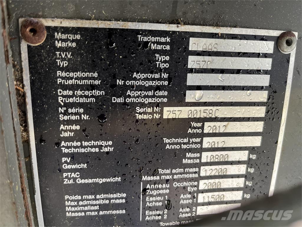 CLAAS 3300 Presse quadre