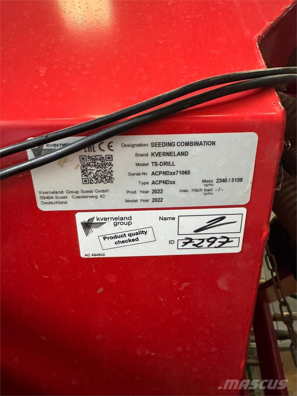 Kverneland 4.8M Agricoltura - Altro