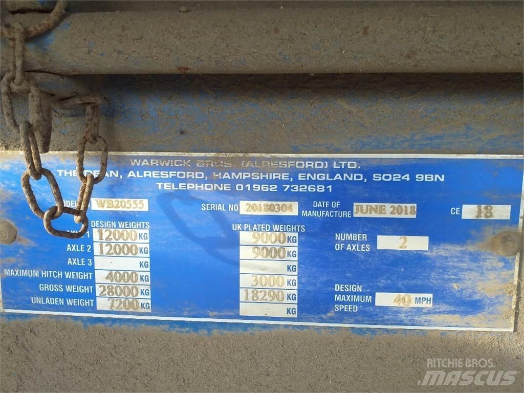  WARWICK 20 TONNE Altri rimorchi