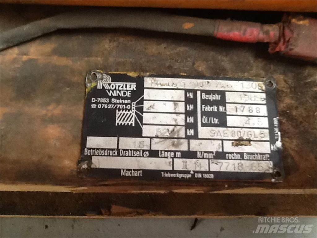 Faun RTF 30 winch Parti e equipaggiamenti per Gru