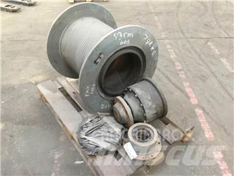Krupp KMK 4070 winch Parti e equipaggiamenti per Gru