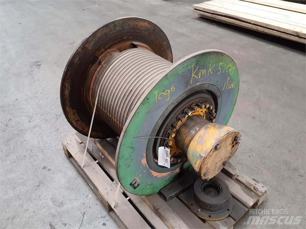 Krupp KMK 5100 winch Parti e equipaggiamenti per Gru