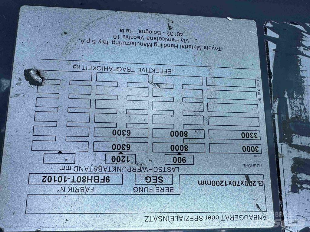 Toyota 9FBH80T Carrelli elevatori elettrici