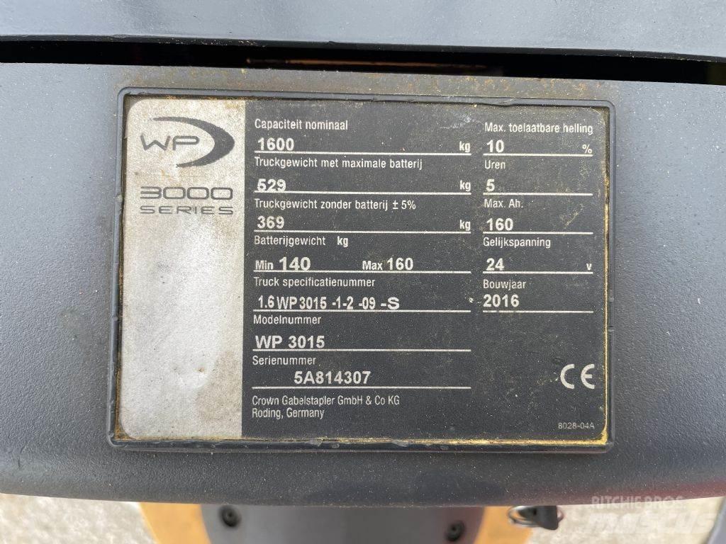 Crown WP3015 Transpallet uomo a terra