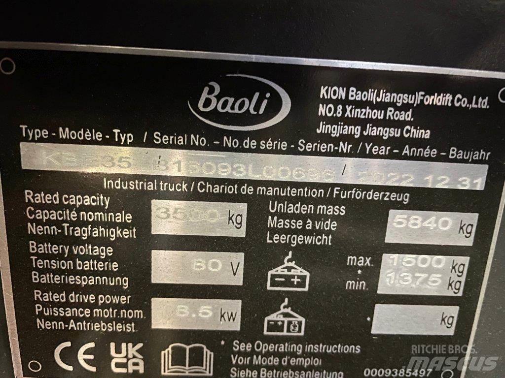 Baoli KBE35 Carrelli elevatori elettrici