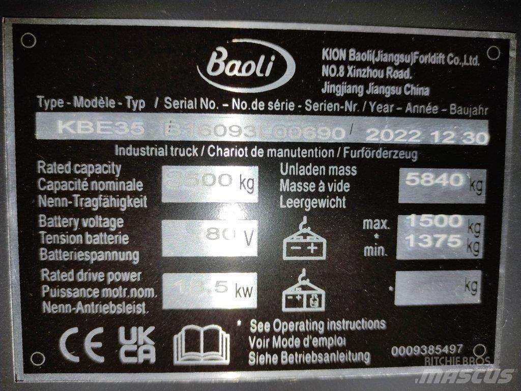 Baoli KBE35 Carrelli elevatori elettrici