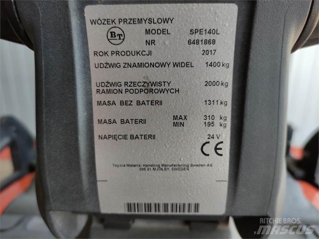 BT SPE140 L Transpallet uomo a terra