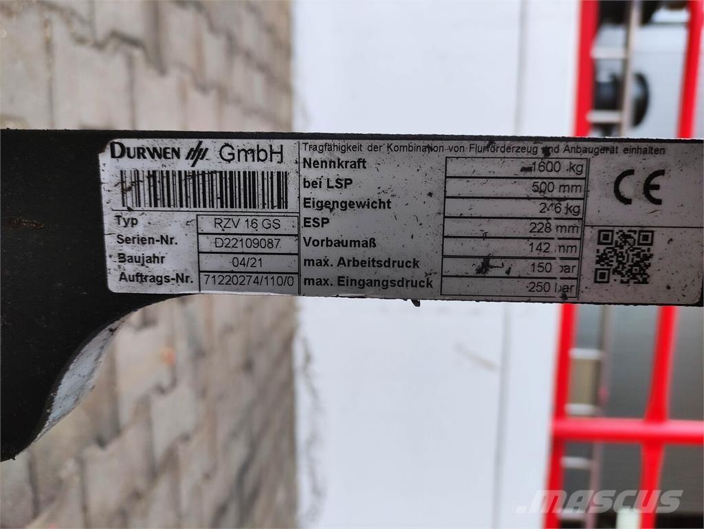 Durwen RZV 16 GS Movimentazione Materiali - Altro