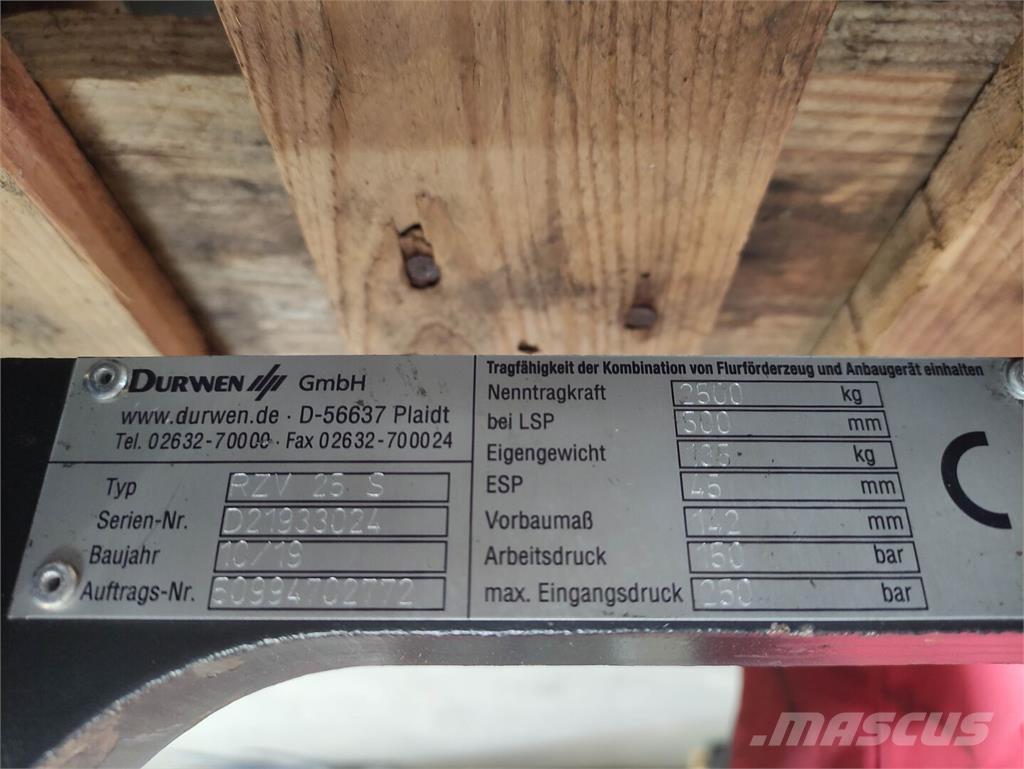 Durwen RZV 25 S Movimentazione Materiali - Altro
