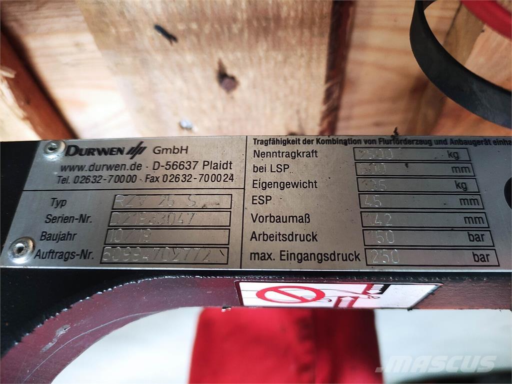 Durwen RZV 25 S Movimentazione Materiali - Altro
