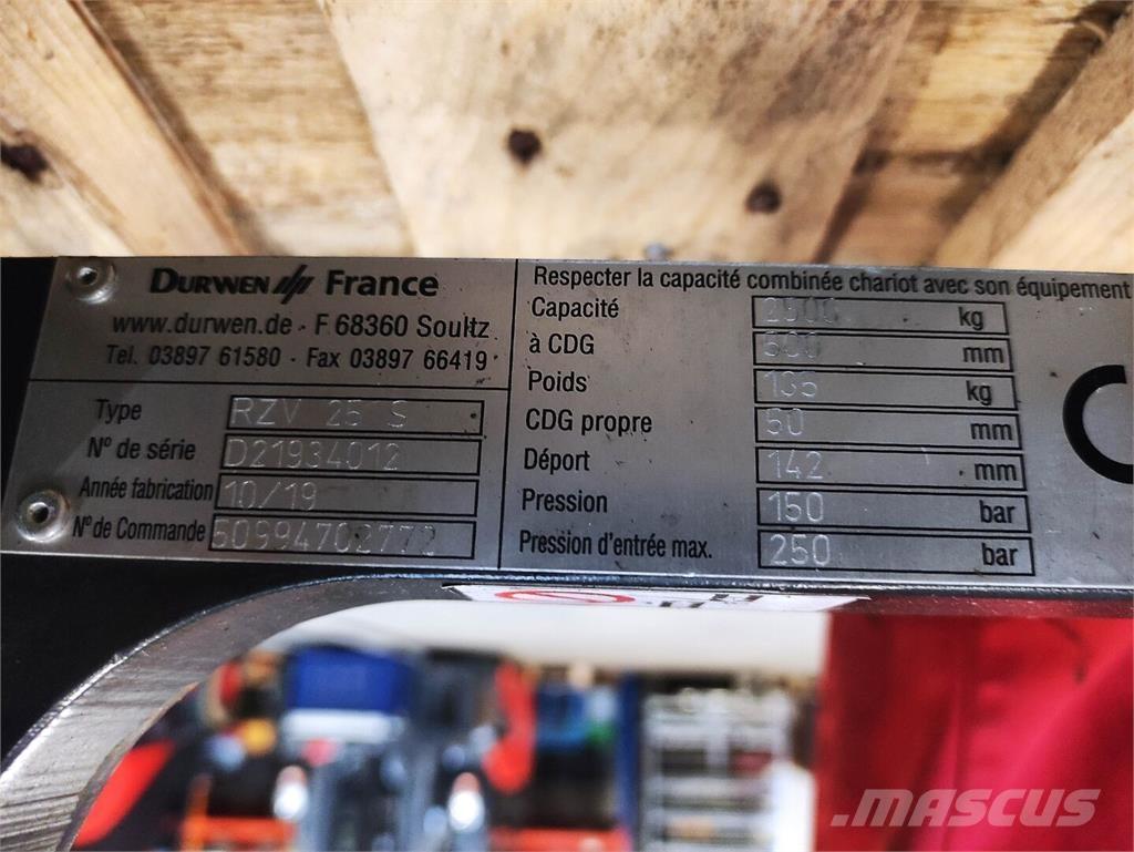 Durwen RZV 25 S Movimentazione Materiali - Altro