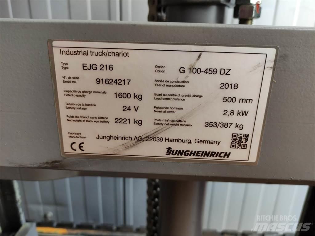 Jungheinrich EJG216 Transpallet uomo a terra