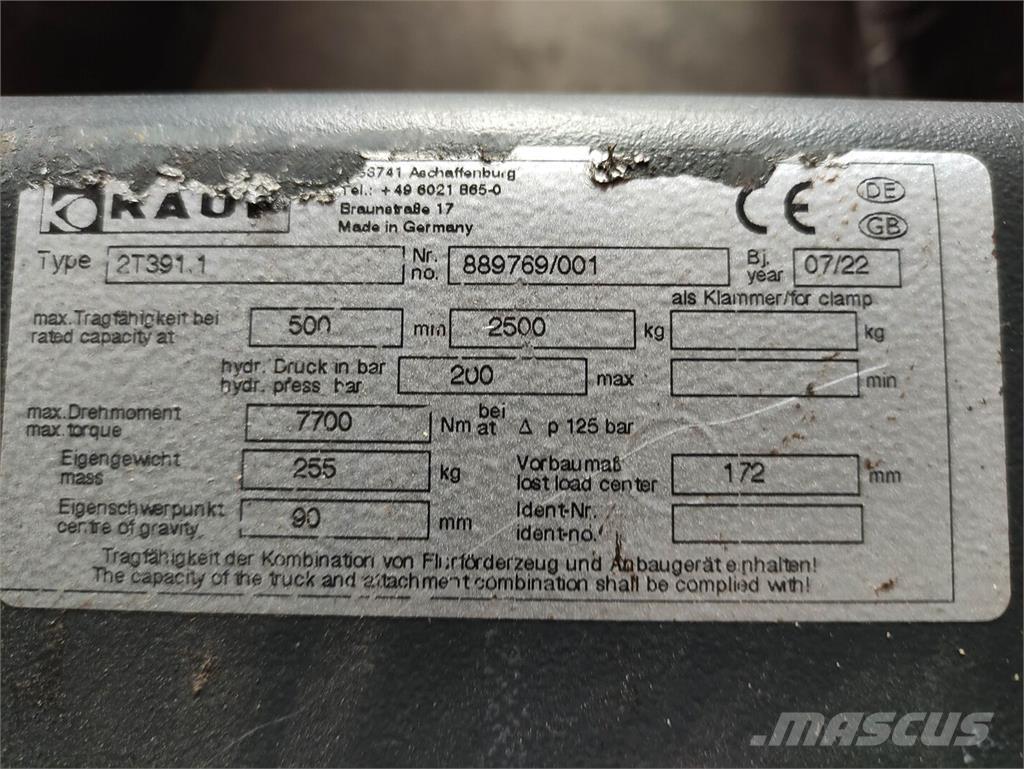 Kaup 2T391.1 Movimentazione Materiali - Altro