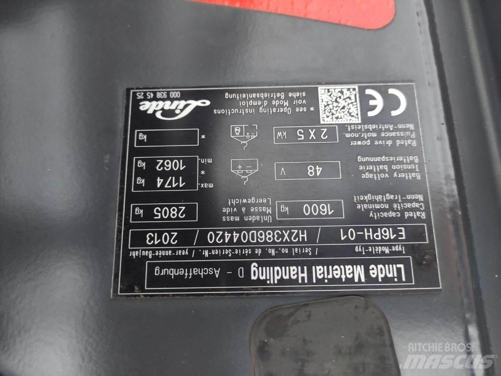 Linde E16PH-01-386 Carrelli elevatori elettrici