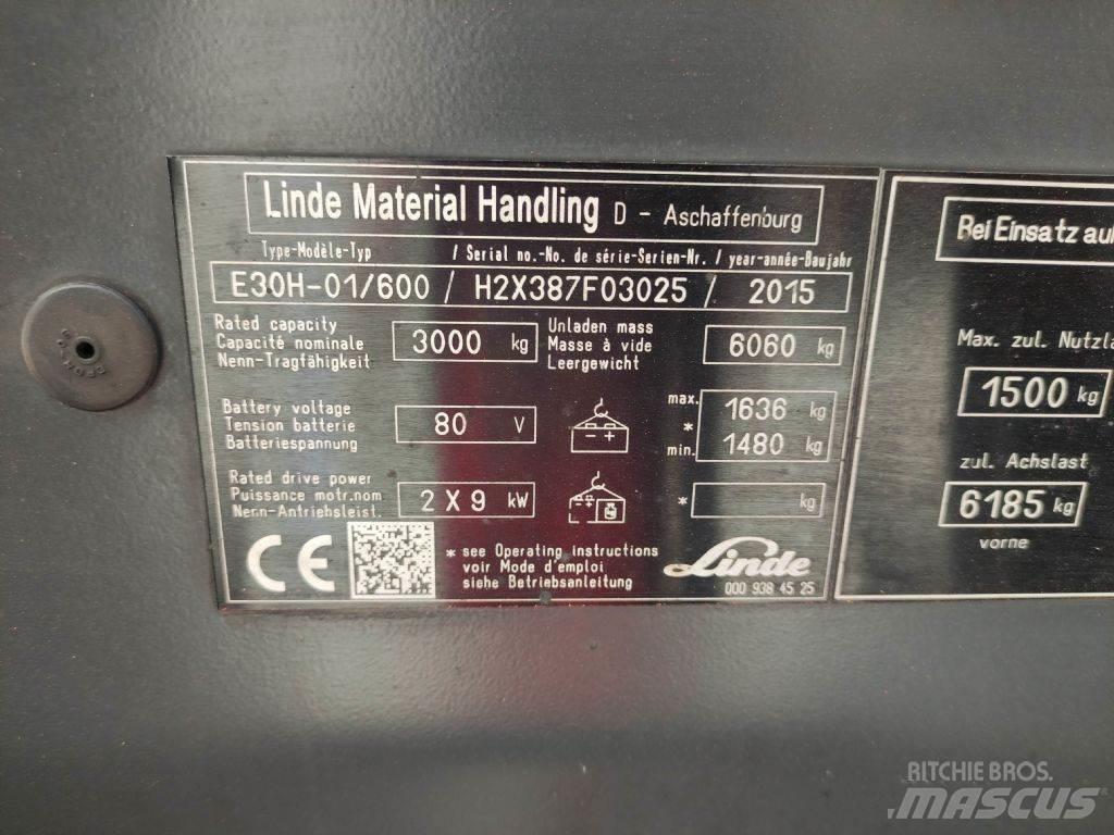 Linde E30H-01-600-387 Carrelli elevatori elettrici