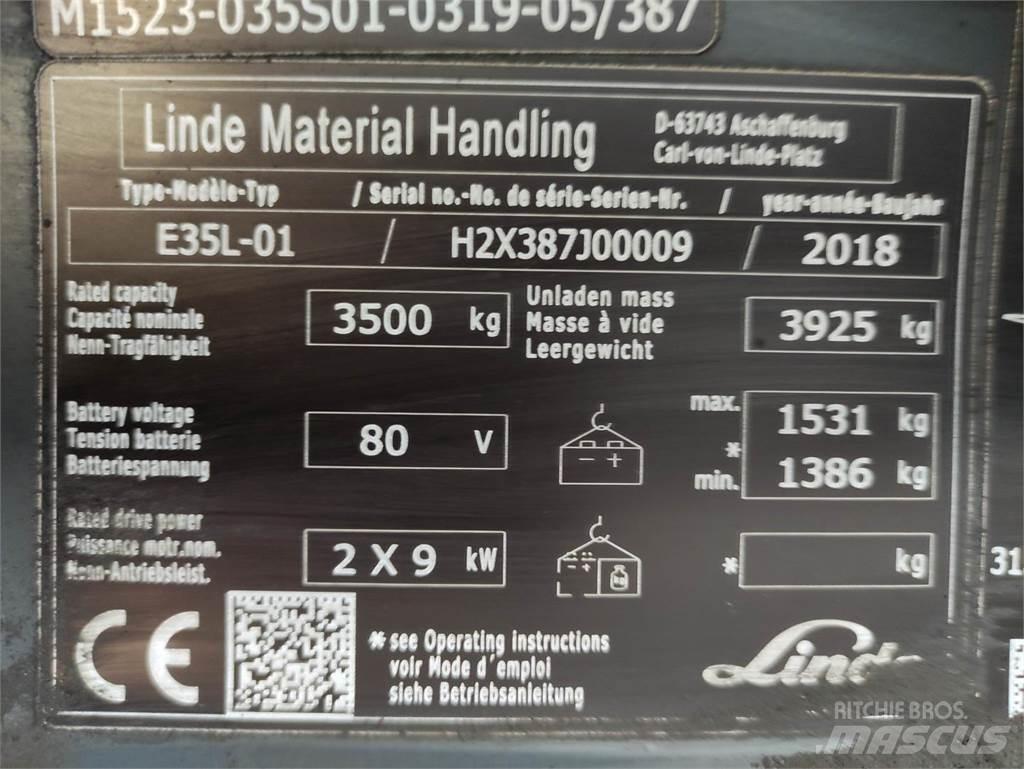 Linde E35L-01-387 Carrelli elevatori elettrici