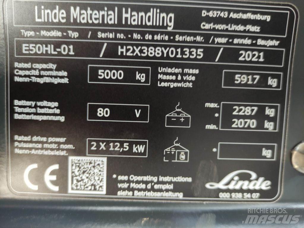 Linde E50HL-01-388 Carrelli elevatori elettrici